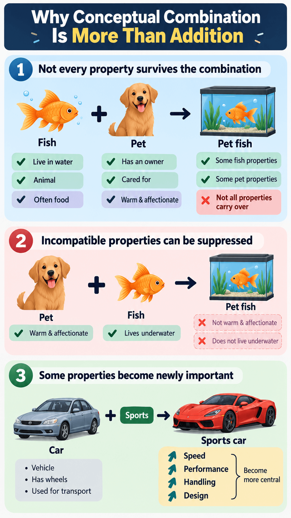 Why Conceptual Combination Is More Than Addition